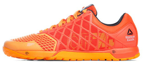 orange reebok crossfit shoes